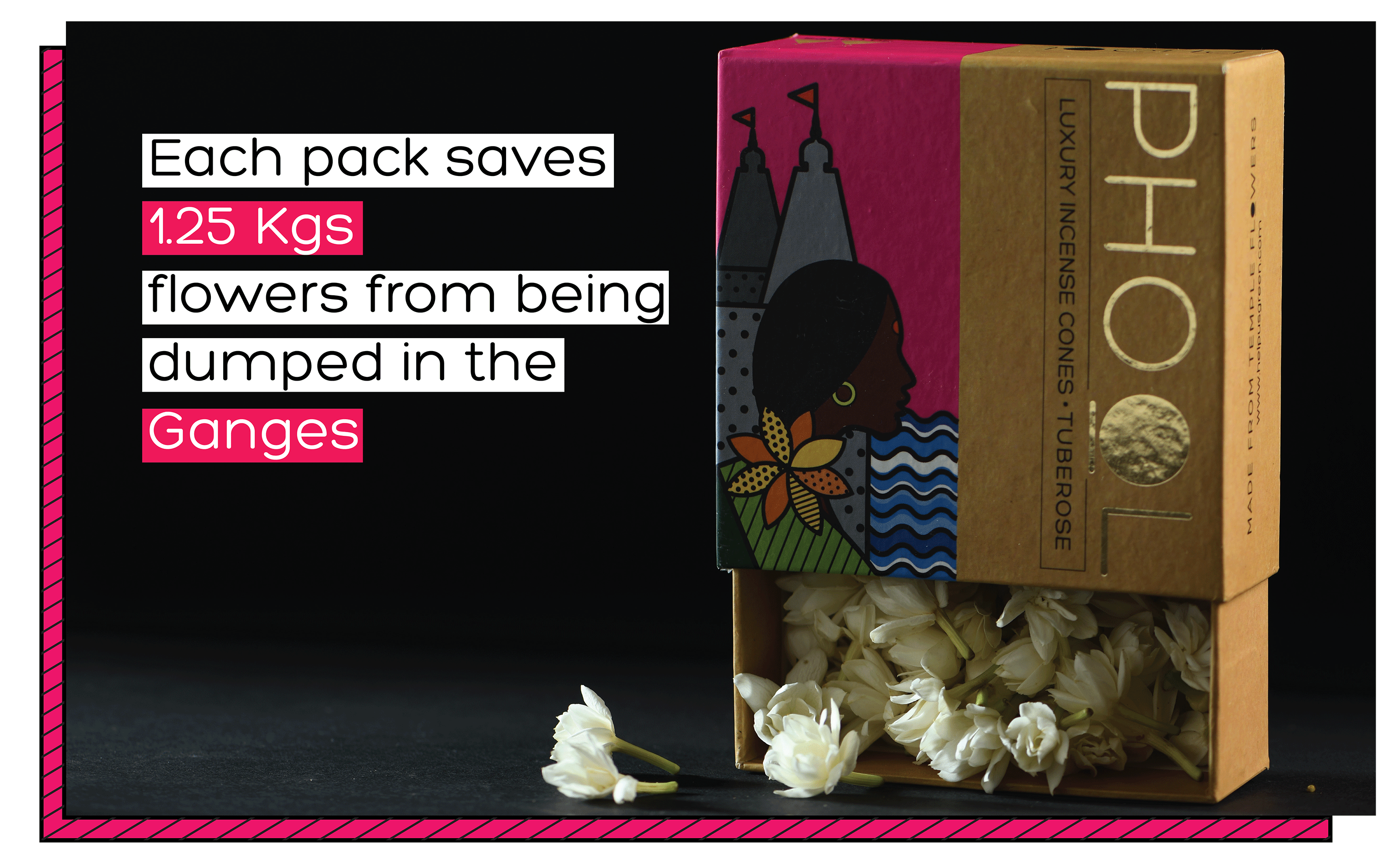 Nargis - Natural Incense Cones by Phool